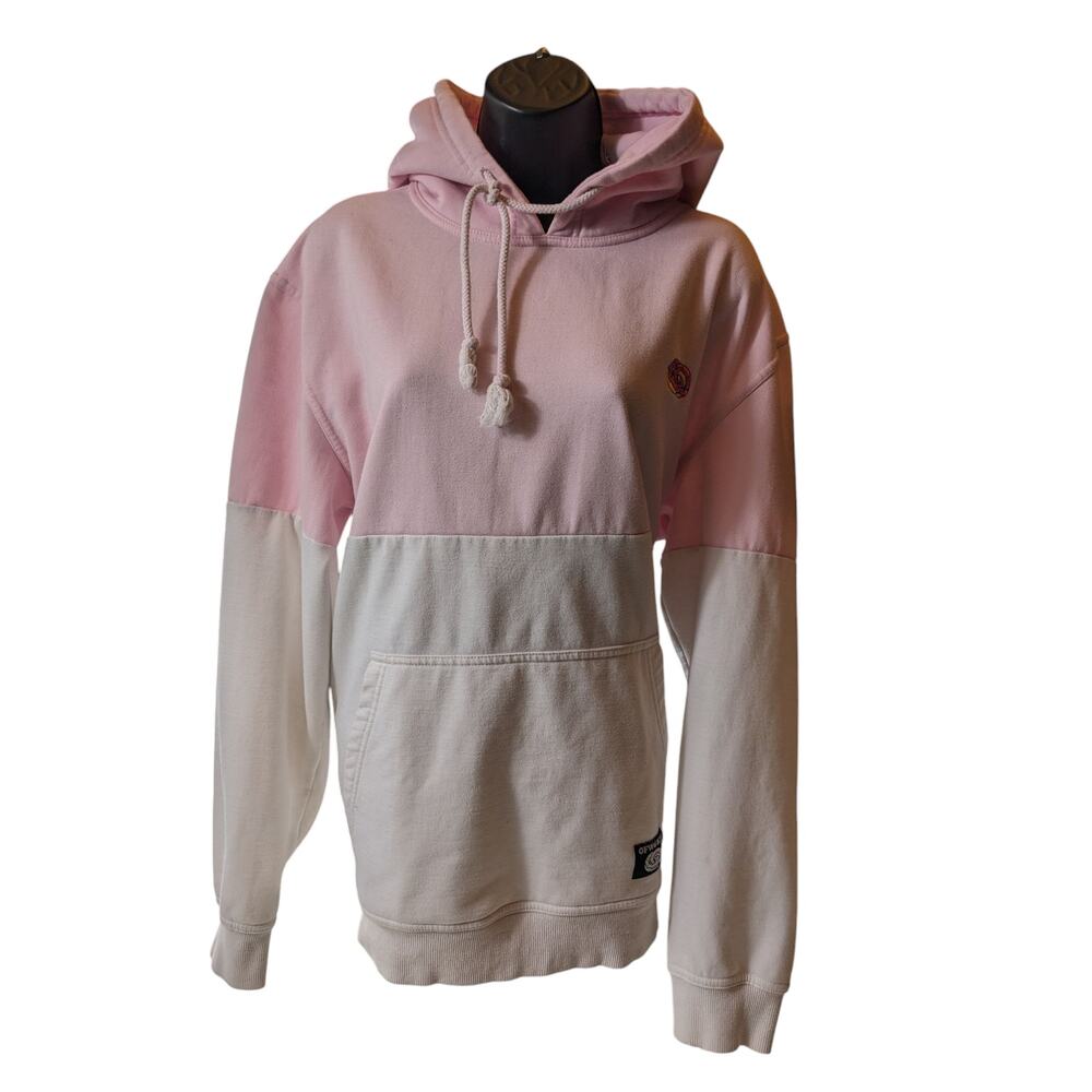OFWGKTA Hoodie Mens Large Colorblock Streetwear Odd Future Donut Logo Sweatshirt - Picture 15 of 16